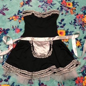 Sexy Maid Costume🍯Lingerie-black & white-size S